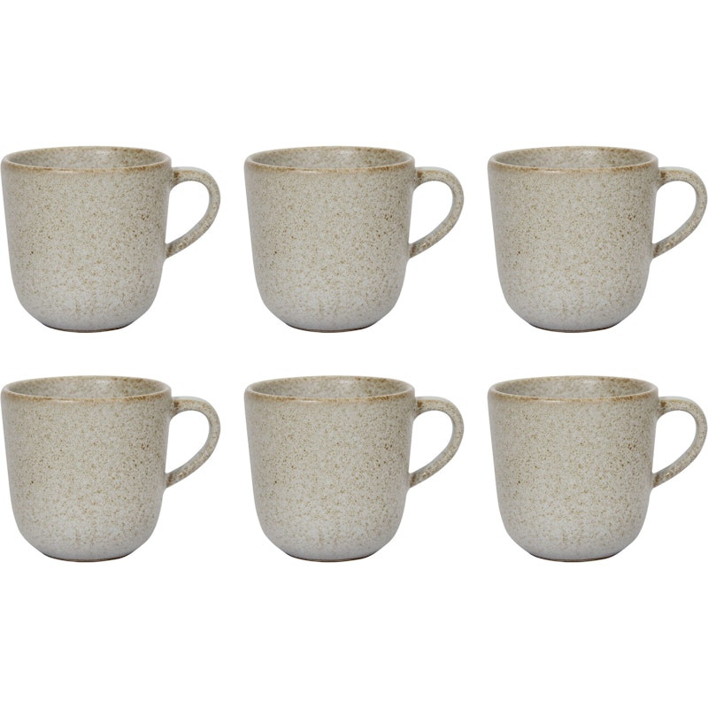 RAW Kaffeetasse 20 cl 6-er Set, Sandy Beige