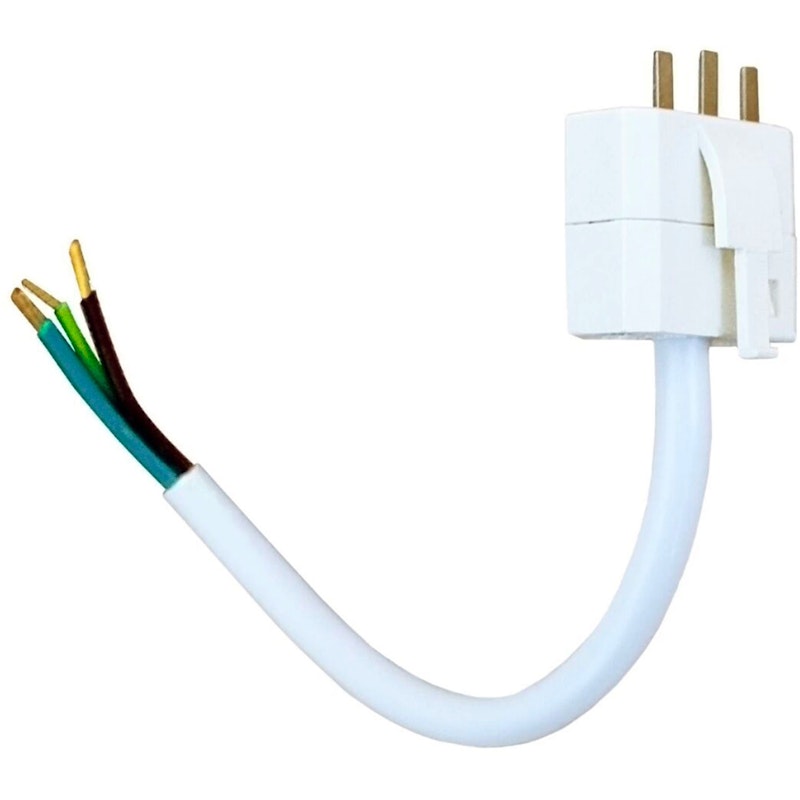 DCL Stecker mit Kordel 15 cm, Geerdet