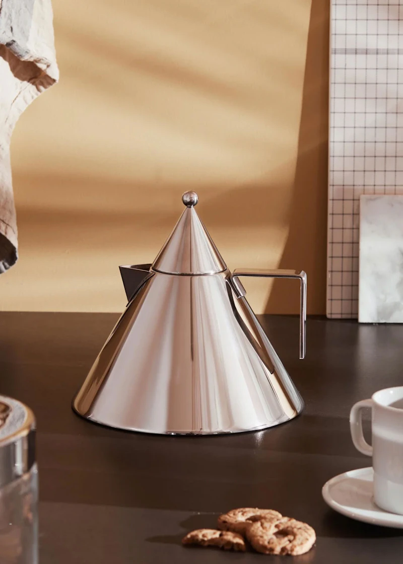 Il Conico Wasserkocher 2 l, Silber von Alessi