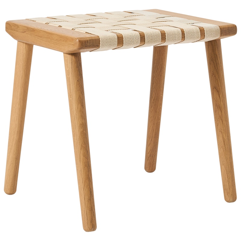 Seat Hocker, Weiß Pigmentierte Eiche