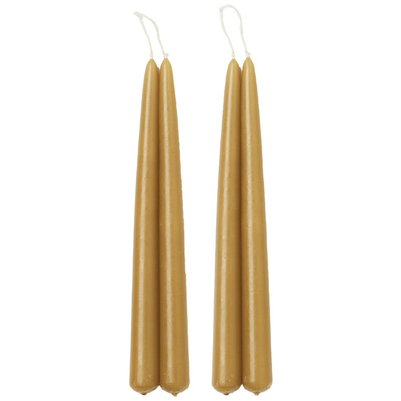 Blossom Kerzen 4-er Set, Oiled Oak