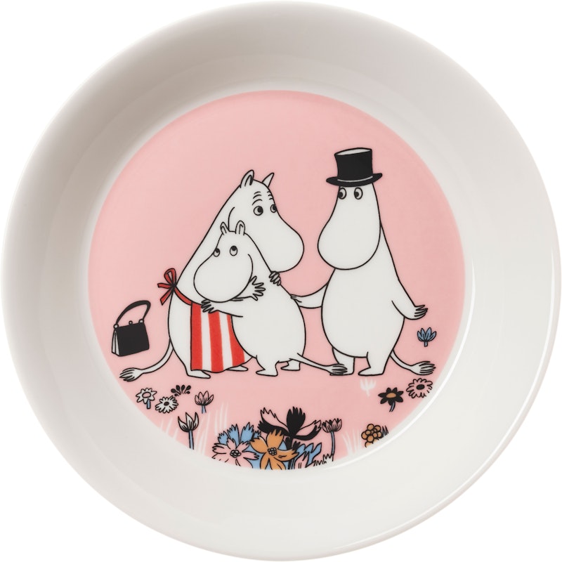 Moomin Beilagenteller Zeit mit der Familie 15 cm