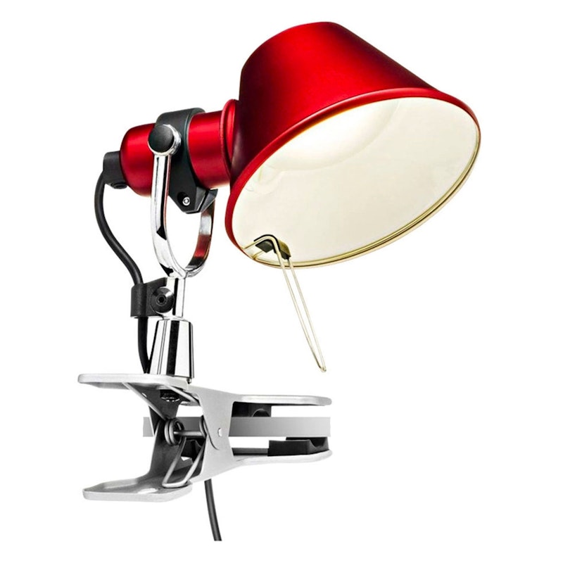 Tolomeo Micro Pinza Klemmlampe, Rot