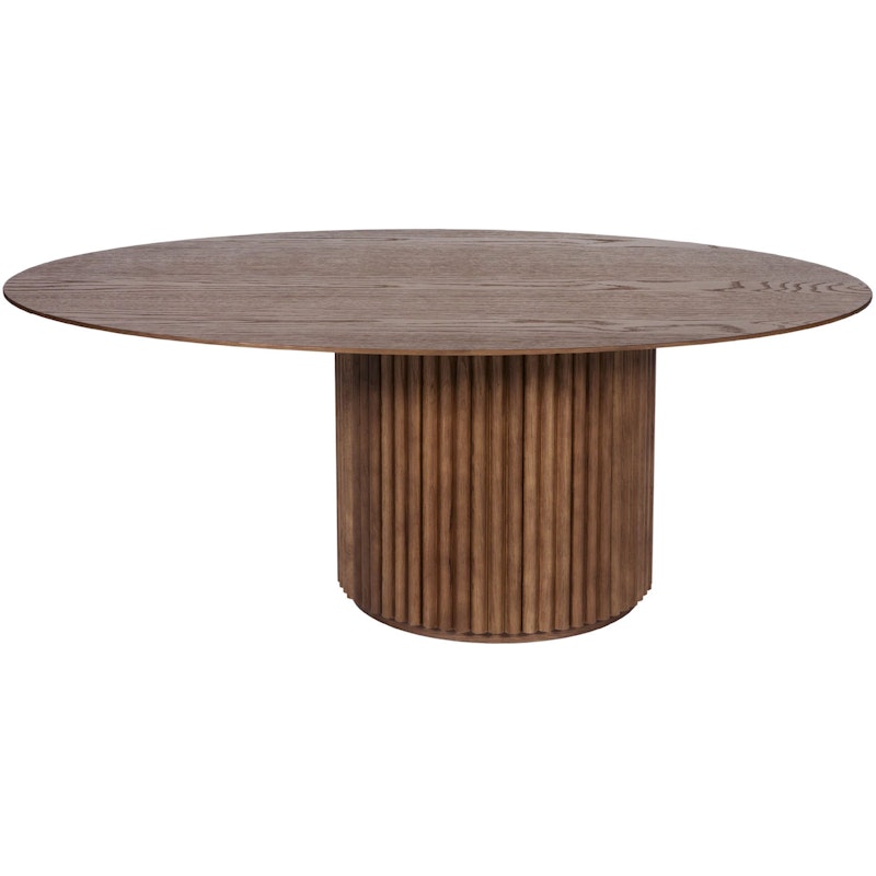 Palais Ovale Coffee Table, Dark stained Ash