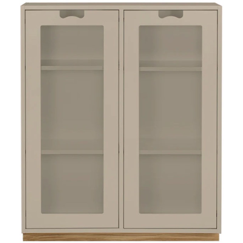 Snow E Glasvitrine 30 cm, Dark Sand