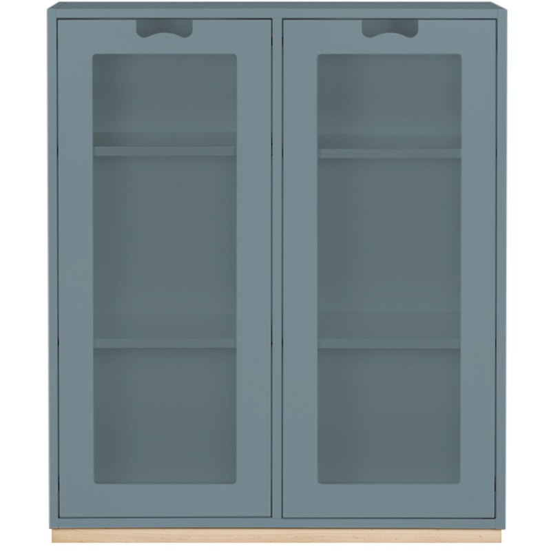Snow E Glasvitrine 42 cm, Nordic Blue