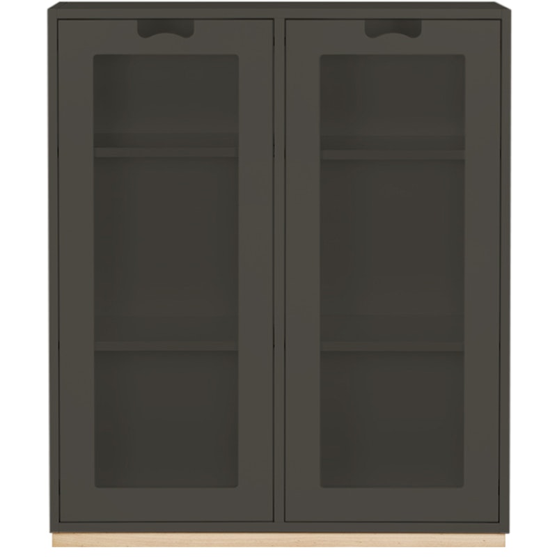 Snow E Glasvitrine 42 cm, Taupe