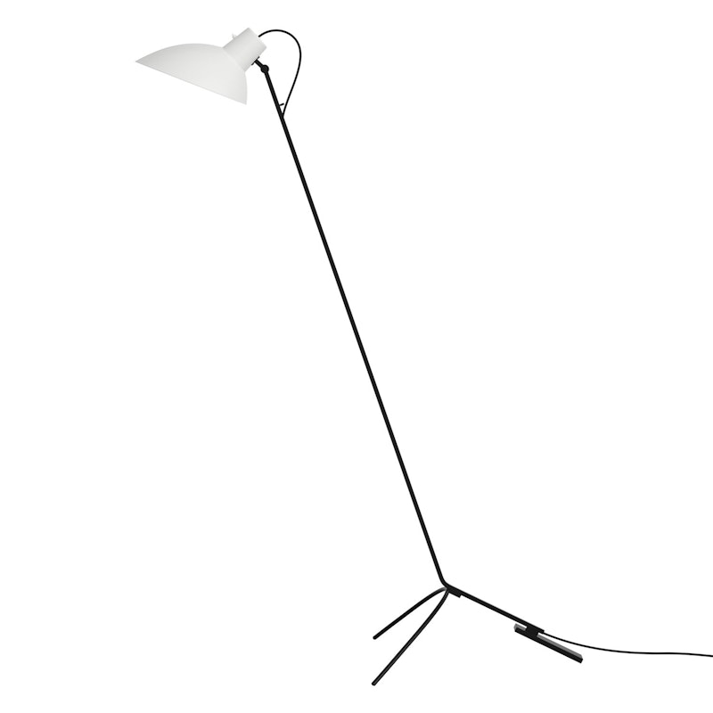 VV Cinquanta Stehlampe, Schwarz / Weiß