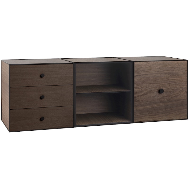 Frame 49 Trio Sideboard, Geräucherte Eiche