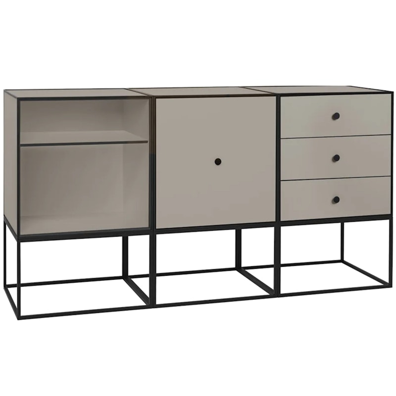 Frame 49 Trio Sideboard mit Gestell, Sand