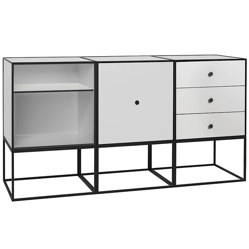 Frame 49 Trio Sideboard mit Gestell, Hellgrau