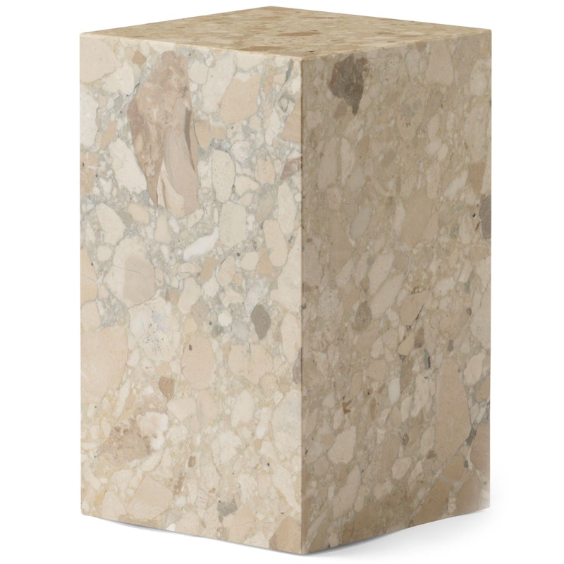 Plinth Tall Beistelltisch 51x30 cm, Kunis Breccia Marmor