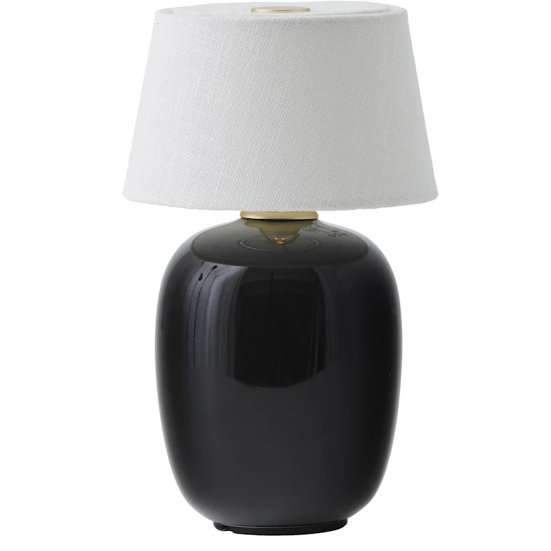 Torso Lampe Tragbar Ø11,7 cm, Schwarz