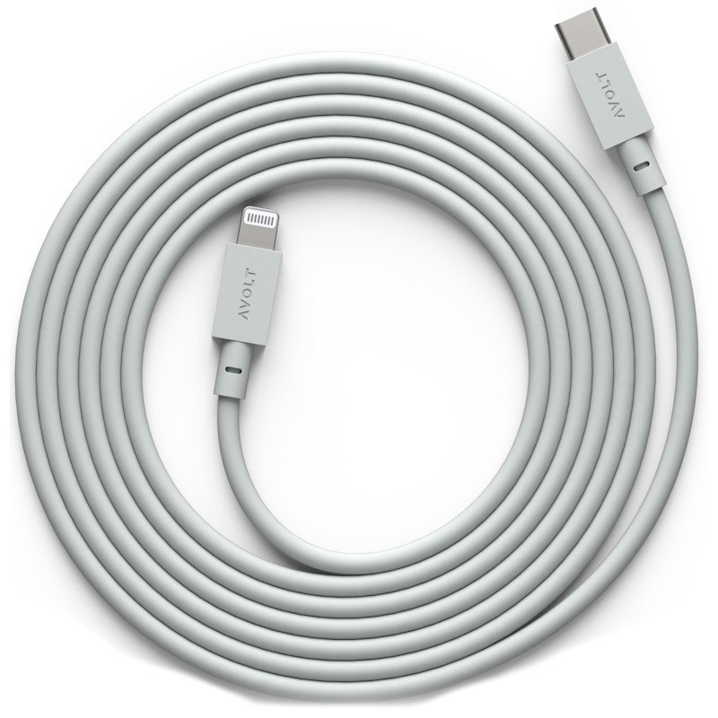 Cable 1 Ladekabel USB Typ C / Lightning 2 m, Gotland Grey