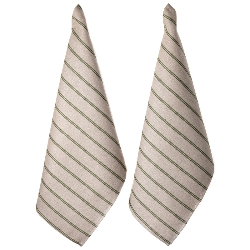 Linåker Geschirrtuch 50x70 cm 2-er Set, Grün