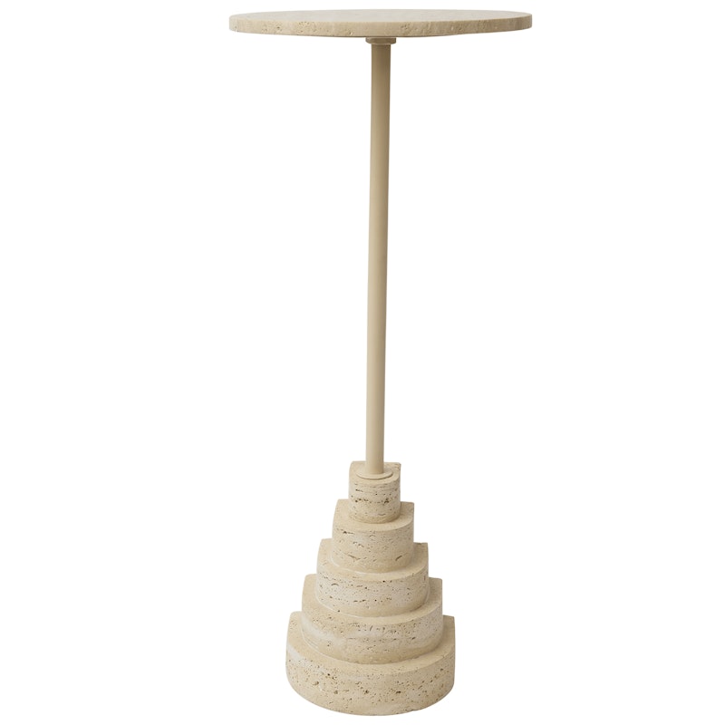 Solum Beistelltisch Sandfarben/Travertinfarben, 78 cm