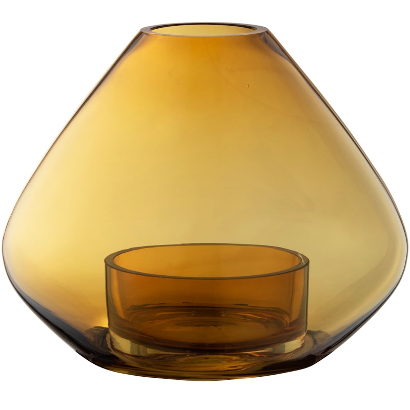 Uno Candle Holder / Vase Amber Ø25,9 cm