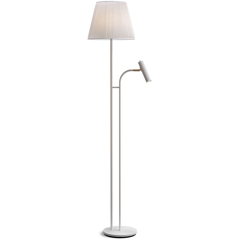 Slender Stehlampe Ohne Lampenschirm, Weiß