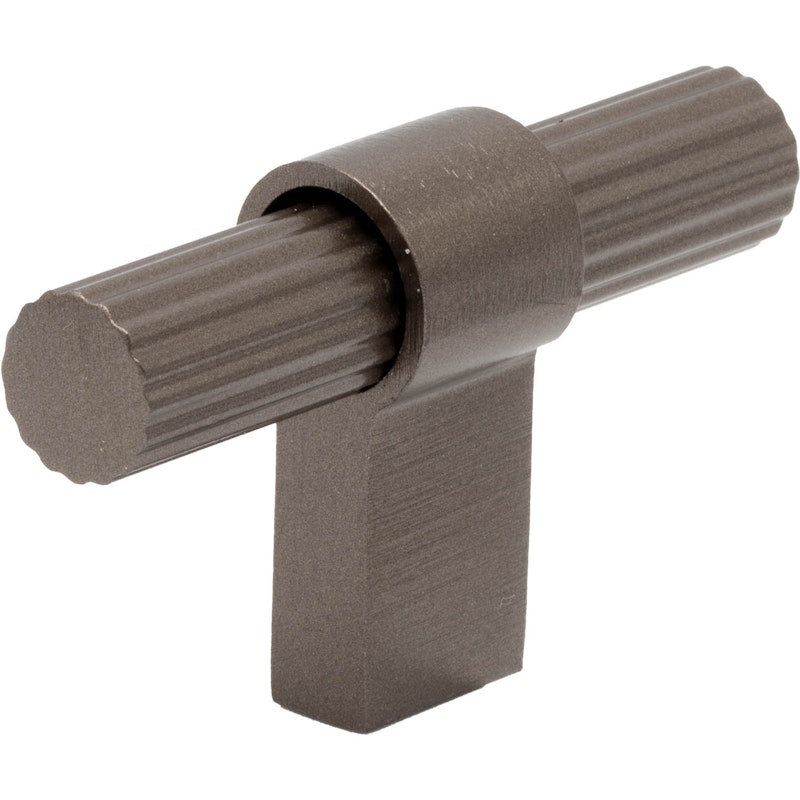 T Helix Stripe Knopf, Dunkelbronzefarben