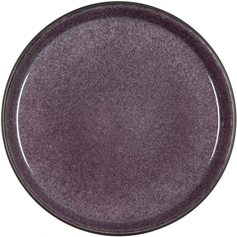 Gastro Teller Ø21 cm, Schwarz/Lila