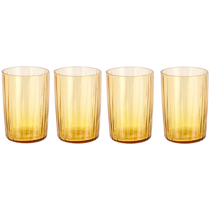 Kusintha Glas 4-er Set 28 cl, Amber