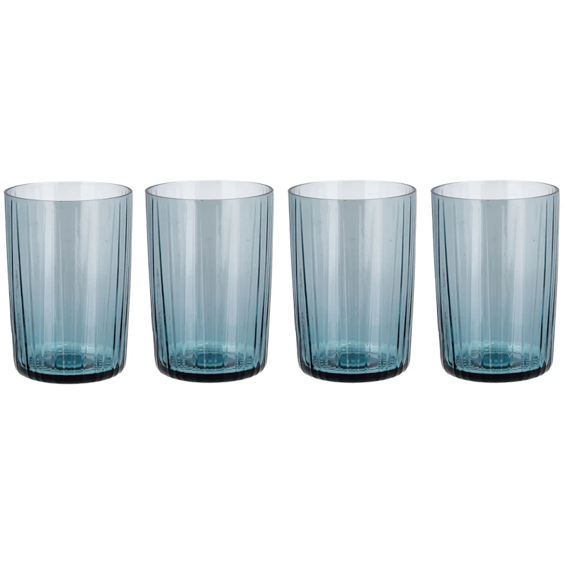 Kusintha Glas 4-er Set 28 cl, Blau