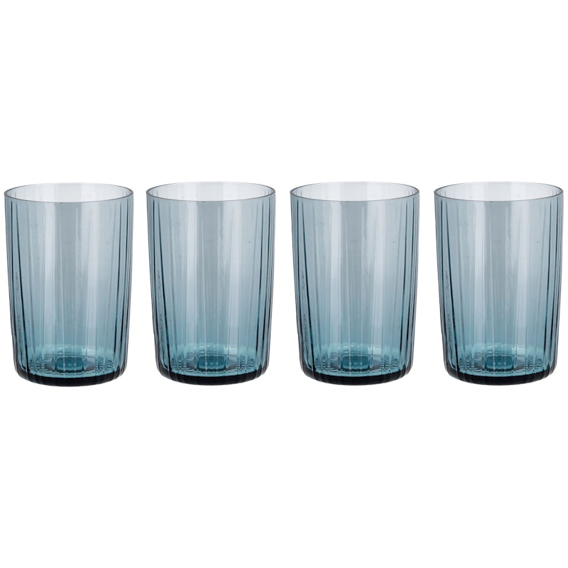 Kusintha Glas 4-er Set 28 cl, Blau