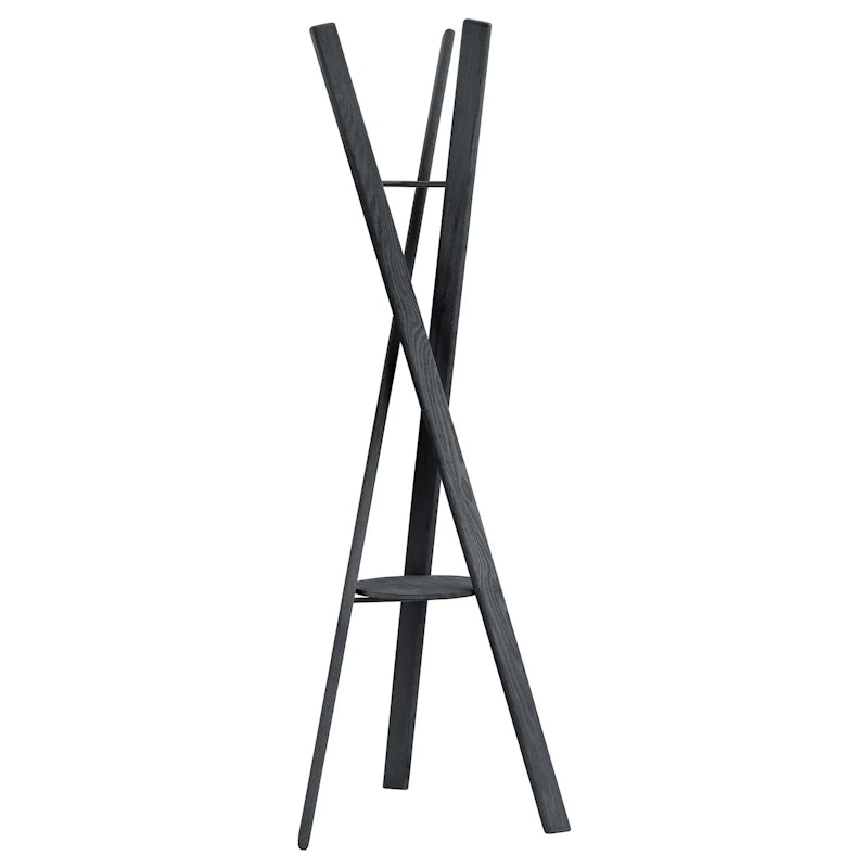 RAKKU Garderobe 176 cm, Schwarz