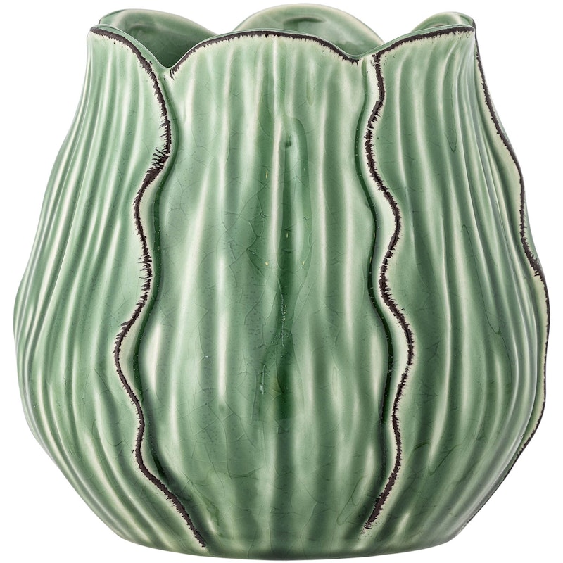 Elros Vase H14,5 cm, Grün