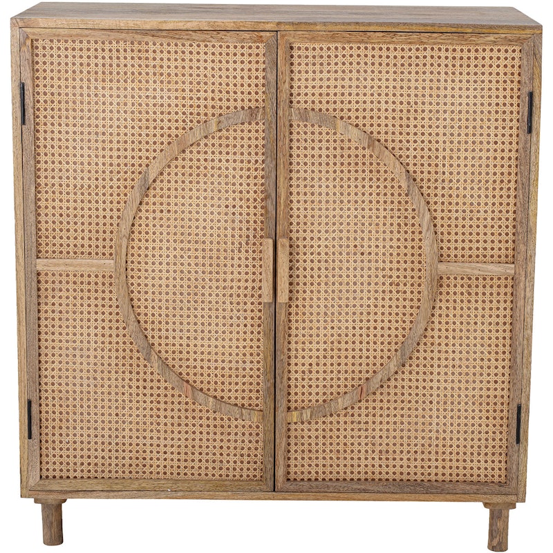 Pablo Schränkchen Mangoholz / Rattan