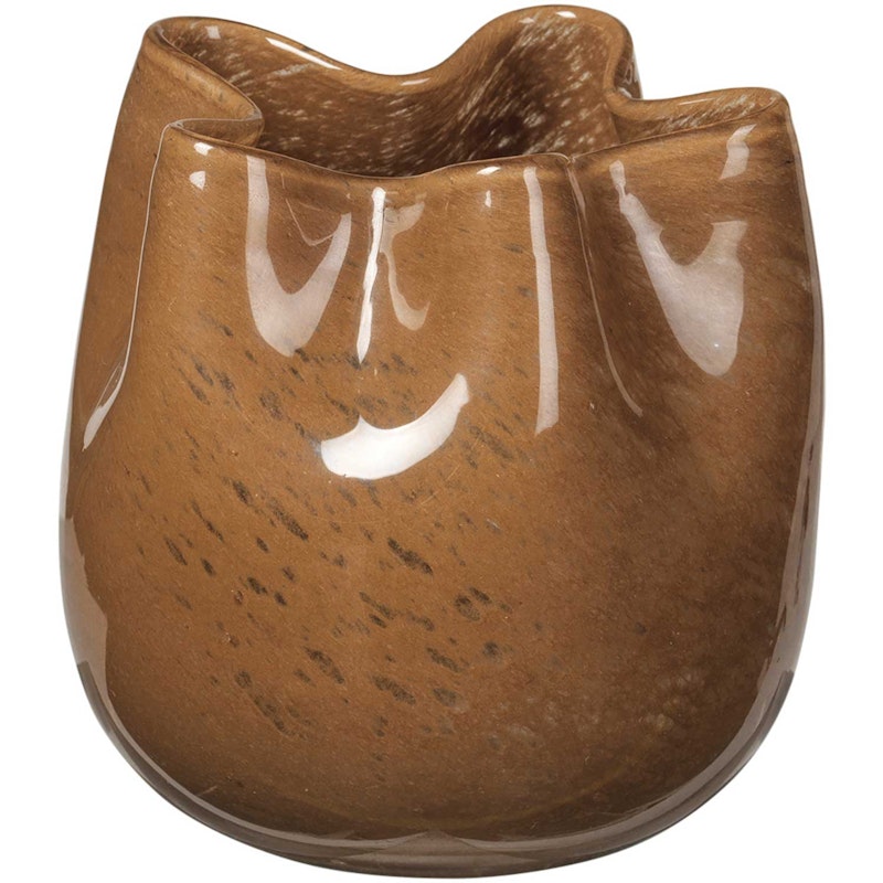 Esther Vase / Kerzenhalter Ø9,8 cm, Meerkat Camel