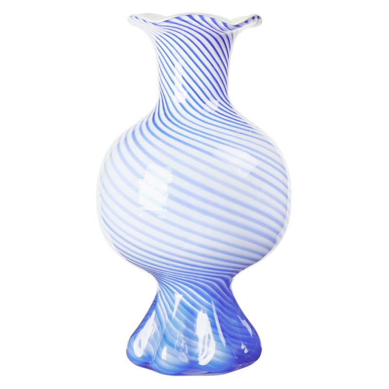 Mella Vase 30 cm, Blau