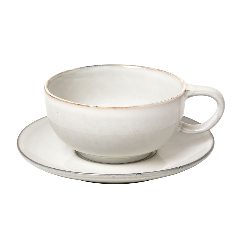 Nordic Sand Tasse Mit Untertasse 25cl, Sand