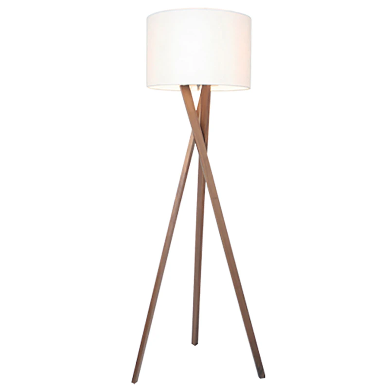 Vega Stehlampe 160 cm, Walnussfarben