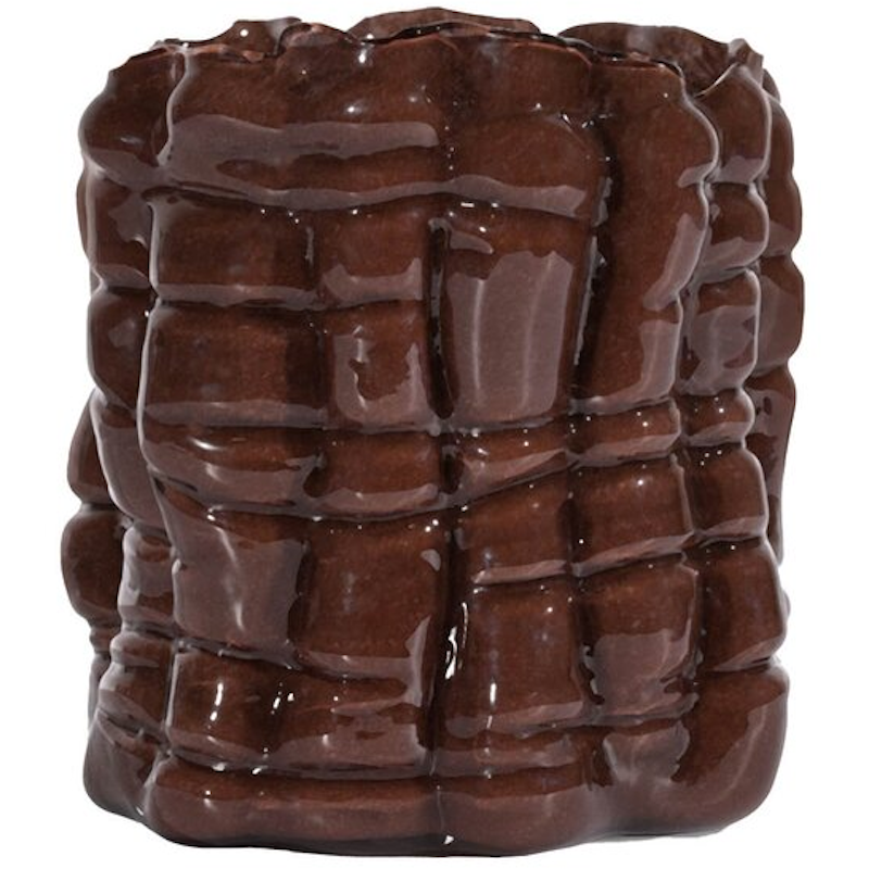 Laranne Kerzenhalter 16 cm, Braun