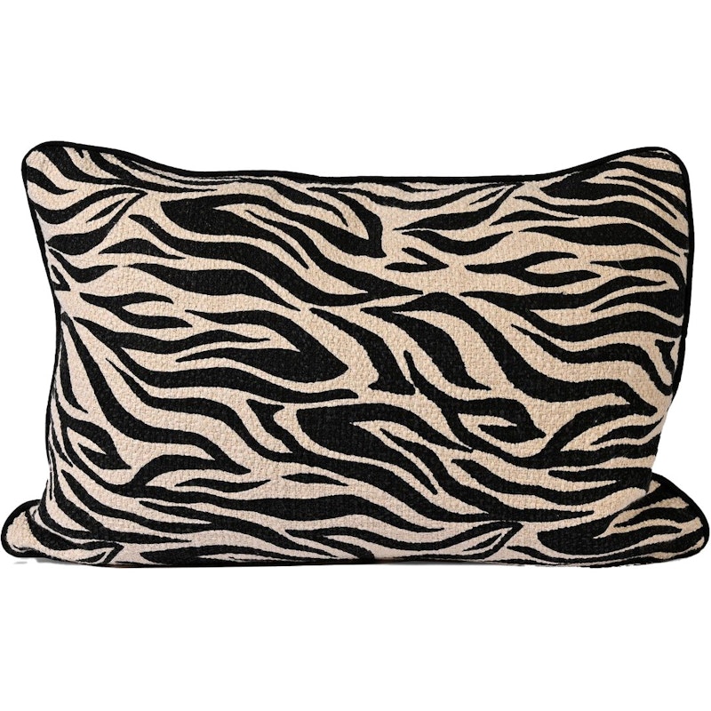 Anima Zebra Kissen 40x60 cm, Schwarz