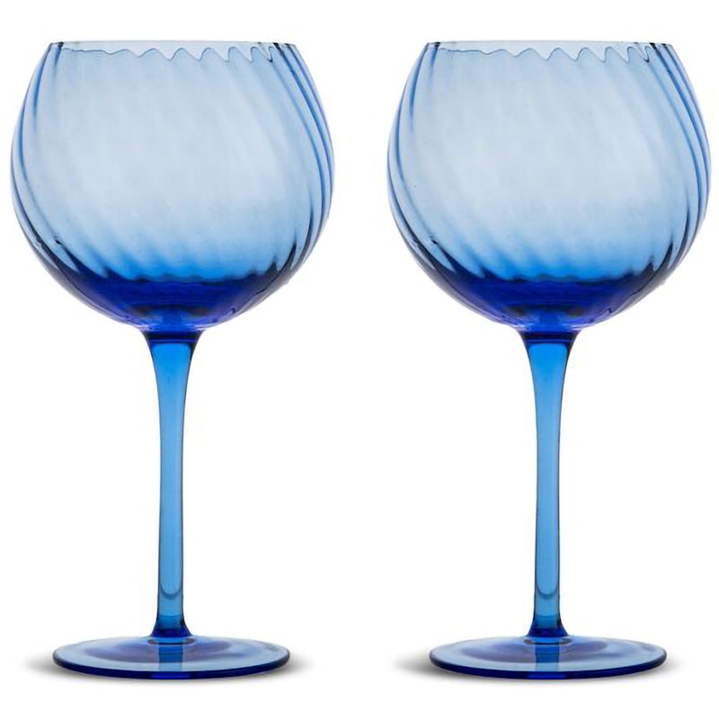 Opacity Weingläser 2-er Set, Blau