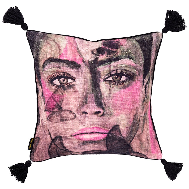 Butterfly Kissenbezug 50x50 cm, Rosa