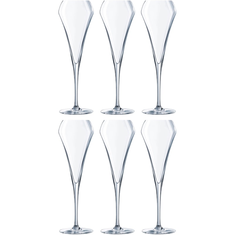 Open Up Champagnerglas 20 cl, 6-er Set