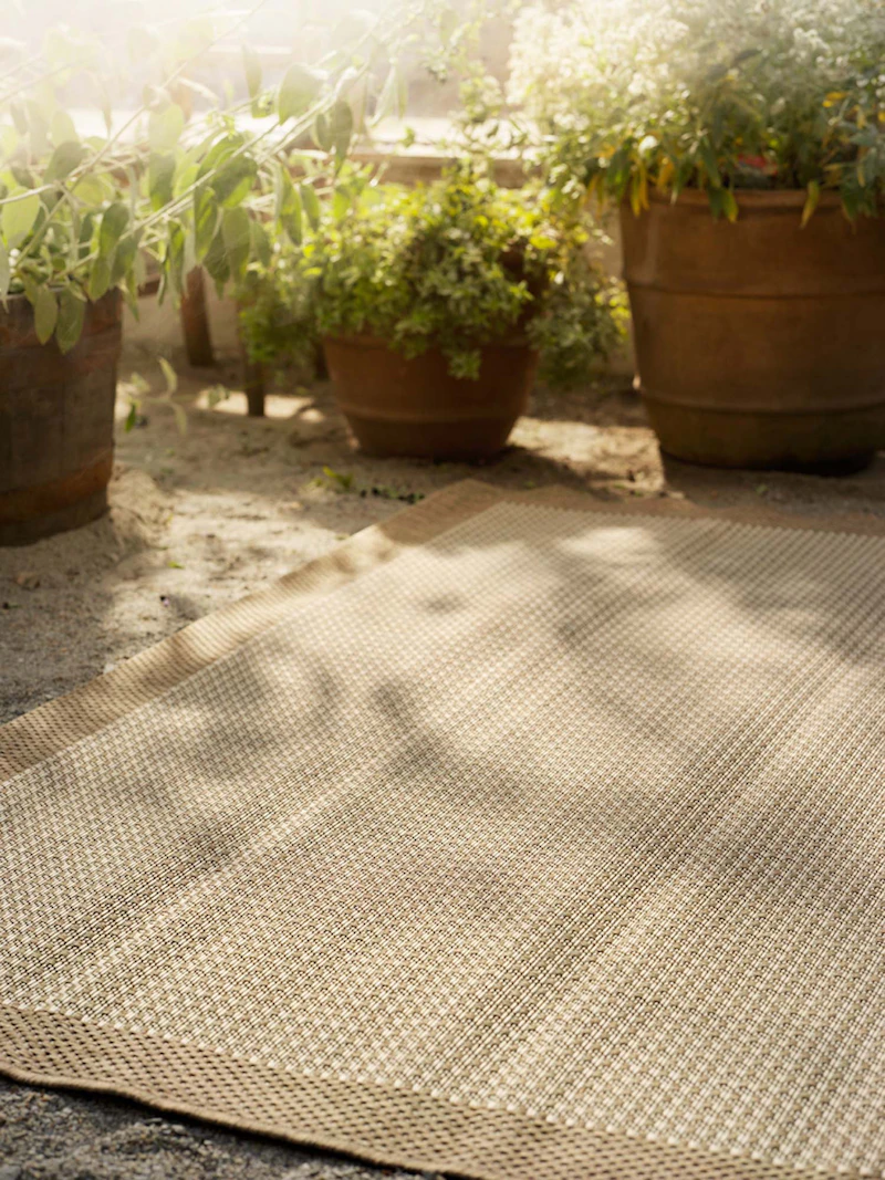 Bahar Outdoor-Teppich Beige/Altweiß, 170x240 cm