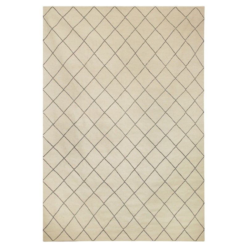 Diamond Matte 230x336cm, Weiss/ Grau