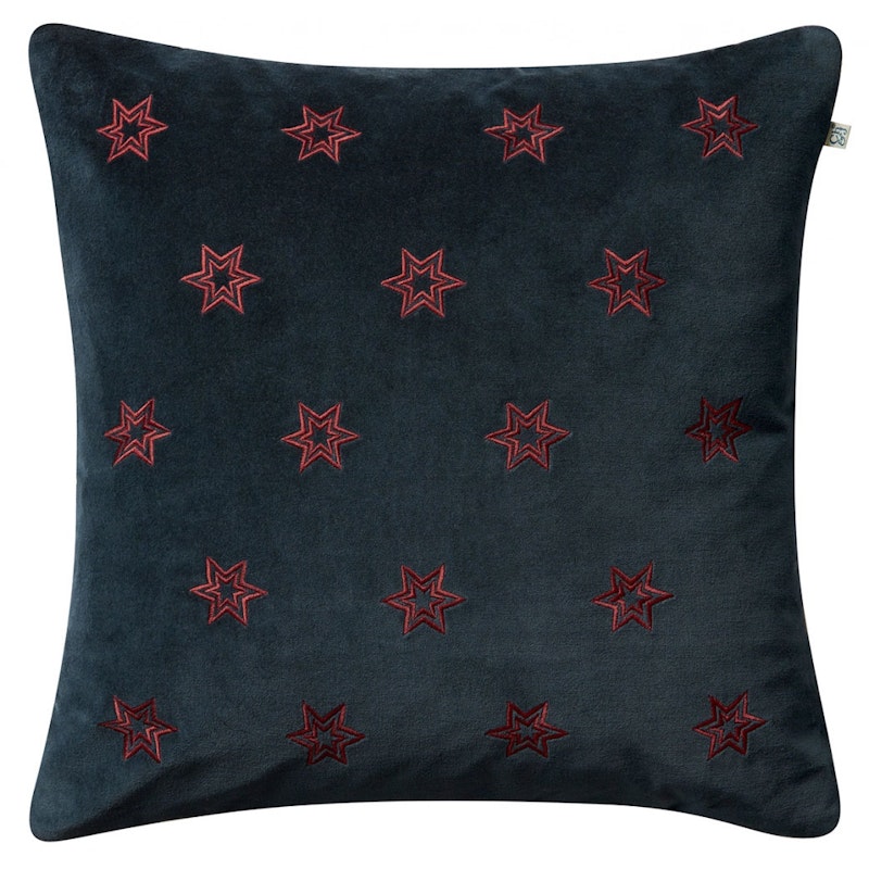 Star Kissenbezug 50x50 cm, Sea Blue