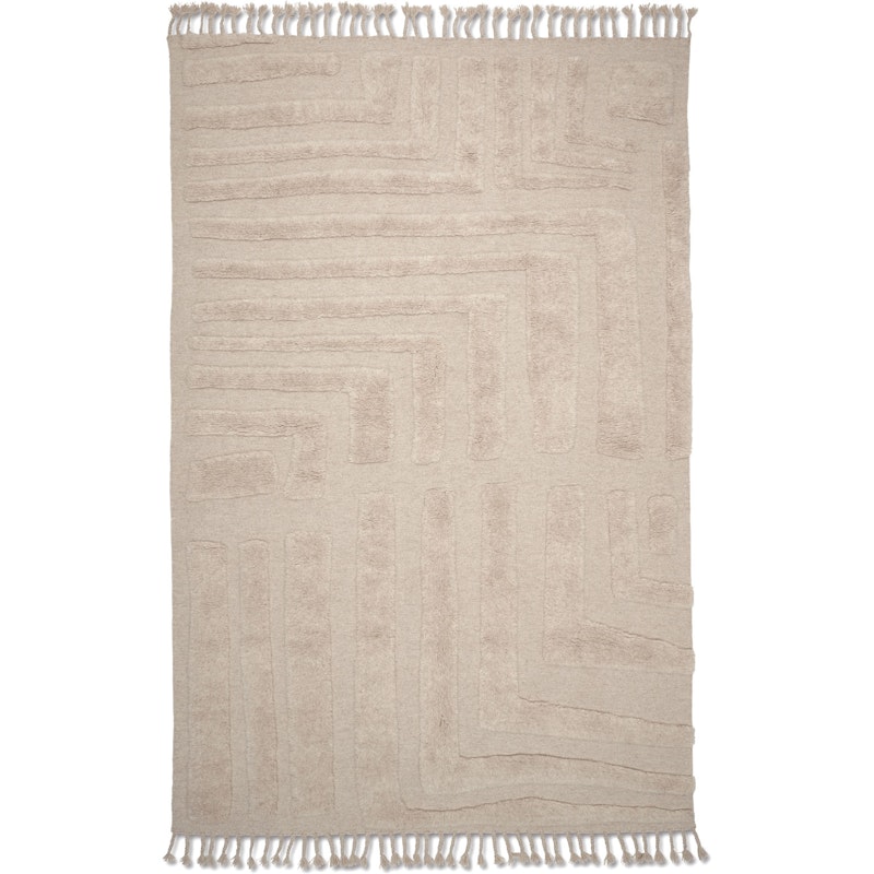 Field Teppich 170x230 cm, Natural Beige