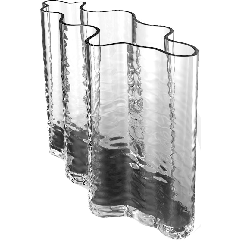 Gry Wide Vase H24 cm, Transparent