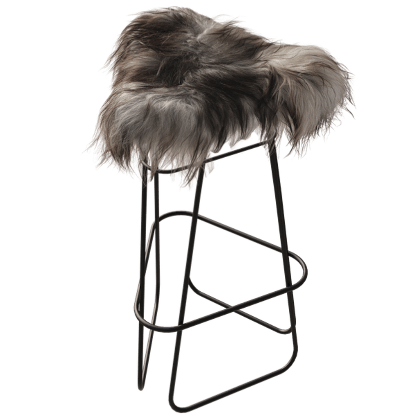 Iceland Barhocker 82 cm, Schwarz / Wild Grey