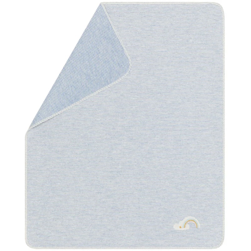 Juwel Babydecke 70x90 cm Stripes/Rainbow, Blau