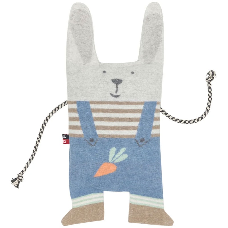 Juwel Kissen 16x29 cm Rabbit, Blau