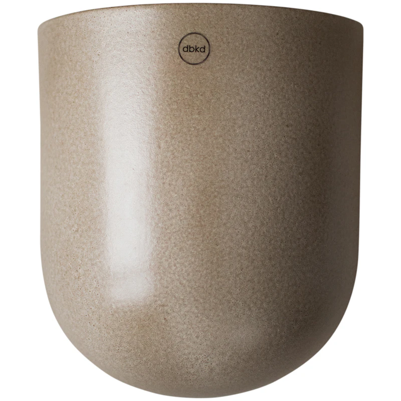 Cut Wall Pot Medium, White Wand-Blumentopf, M Beige