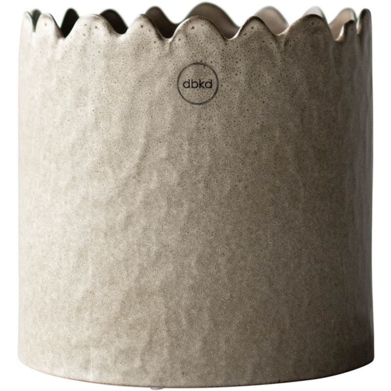 Flowery Topf Ø16 cm, Beige