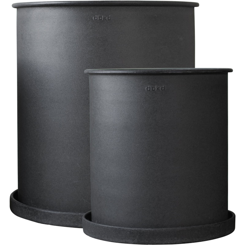 Plant Topf 2-er Set, Schwarz